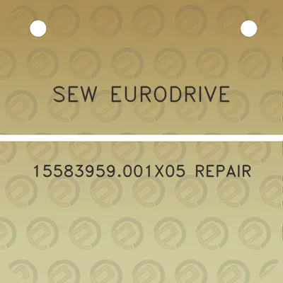 sew-eurodrive-15583959001x05-repair