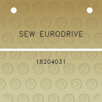 sew-eurodrive-18204031