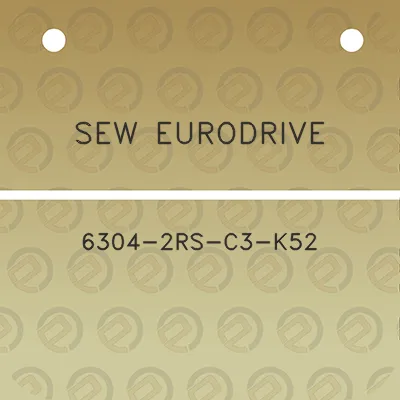 sew-eurodrive-6304-2rs-c3-k52