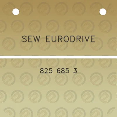 sew-eurodrive-825-685-3