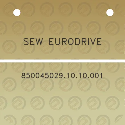 sew-eurodrive-8500450291010001