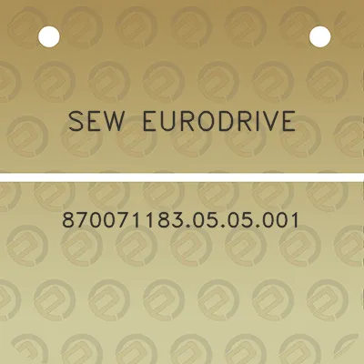 sew-eurodrive-8700711830505001