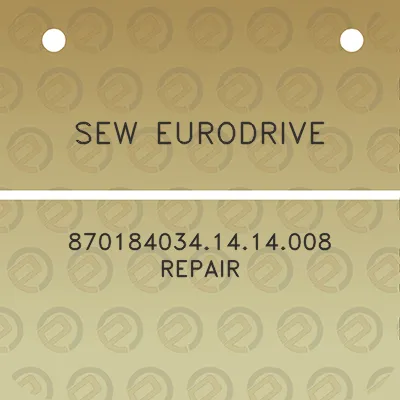 sew-eurodrive-8701840341414008-repair