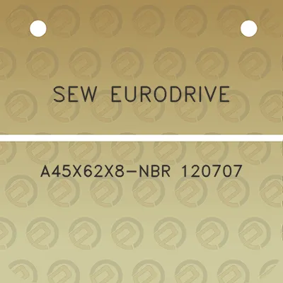 sew-eurodrive-a45x62x8-nbr-120707