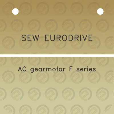 sew-eurodrive-ac-gearmotor-f-series