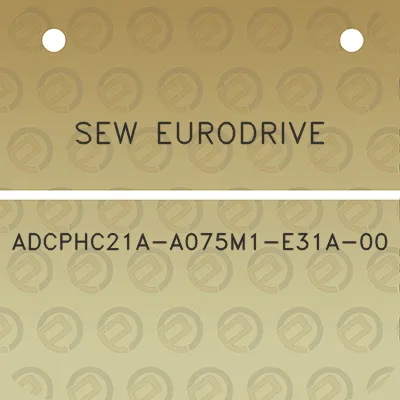 sew-eurodrive-adcphc21a-a075m1-e31a-00