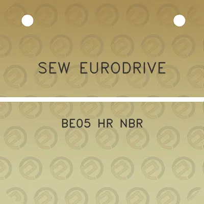 sew-eurodrive-be05-hr-nbr