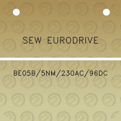 sew-eurodrive-be05b5nm230ac96dc