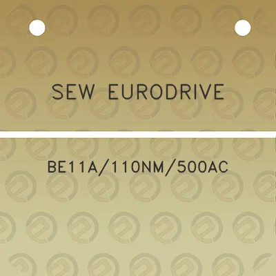 sew-eurodrive-be11a110nm500ac