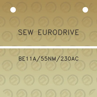 sew-eurodrive-be11a55nm230ac