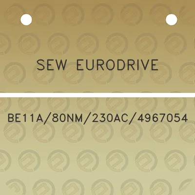 sew-eurodrive-be11a80nm230ac4967054