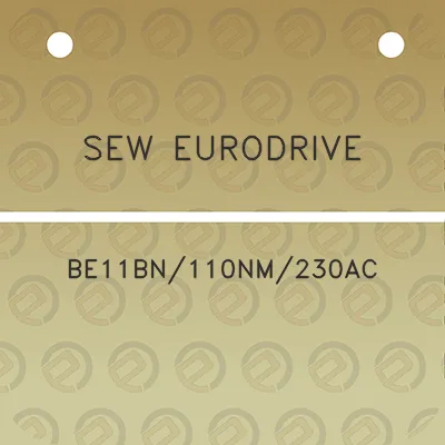 sew-eurodrive-be11bn110nm230ac