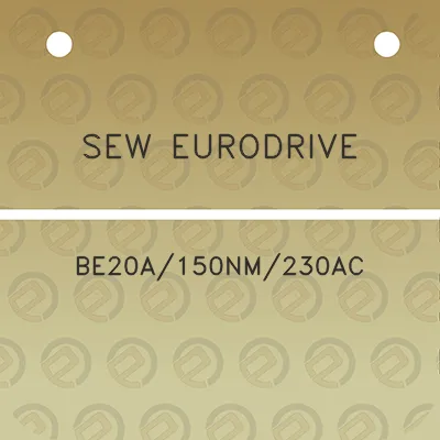 sew-eurodrive-be20a150nm230ac