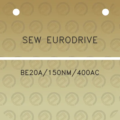 sew-eurodrive-be20a150nm400ac