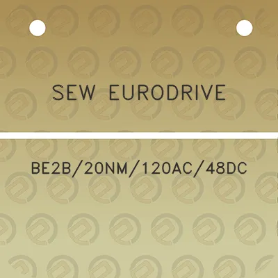 sew-eurodrive-be2b20nm120ac48dc