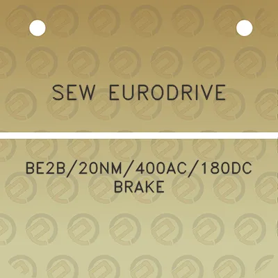 sew-eurodrive-be2b20nm400ac180dc-brake