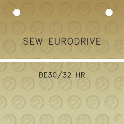 sew-eurodrive-be3032-hr