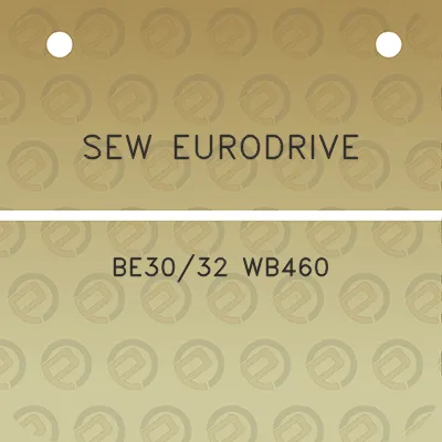 sew-eurodrive-be3032-wb460