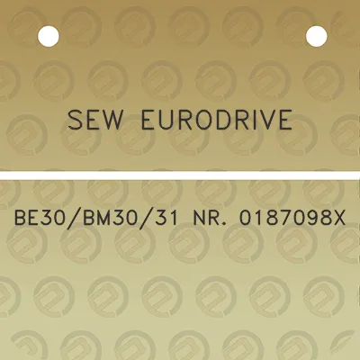 sew-eurodrive-be30bm3031-nr-0187098x