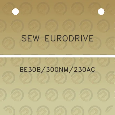 sew-eurodrive-be30b300nm230ac