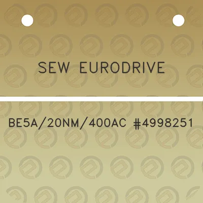 sew-eurodrive-be5a20nm400ac-4998251