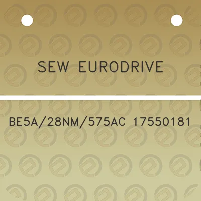 sew-eurodrive-be5a28nm575ac-17550181