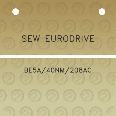 sew-eurodrive-be5a40nm208ac