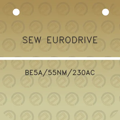 sew-eurodrive-be5a55nm230ac