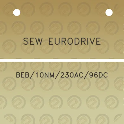 sew-eurodrive-beb10nm230ac96dc