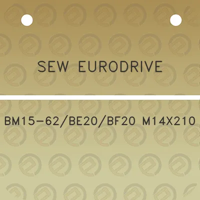 sew-eurodrive-bm15-62be20bf20-m14x210