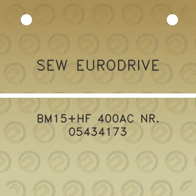 sew-eurodrive-bm15hf-400ac-nr-05434173