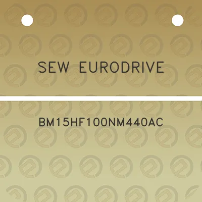 sew-eurodrive-bm15hf100nm440ac