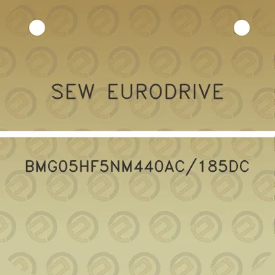 sew-eurodrive-bmg05hf5nm440ac185dc