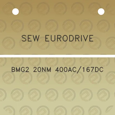 sew-eurodrive-bmg2-20nm-400ac167dc