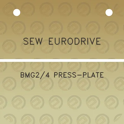 sew-eurodrive-bmg24-press-plate