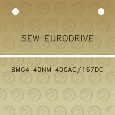 sew-eurodrive-bmg4-40nm-400ac167dc