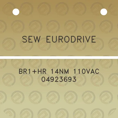 sew-eurodrive-br1hr-14nm-110vac-04923693