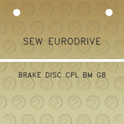 sew-eurodrive-brake-disc-cpl-bm-g8