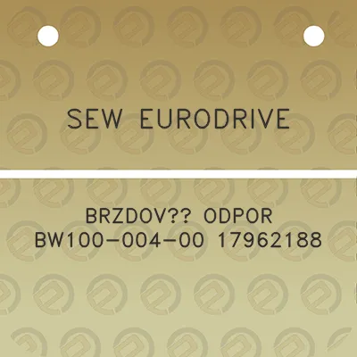 sew-eurodrive-brzdovy-odpor-bw100-004-00-17962188