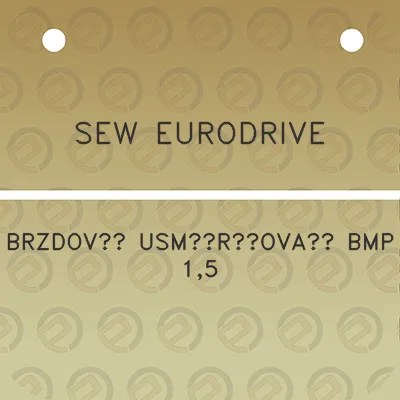 sew-eurodrive-brzdovy-usmernovac-bmp-15