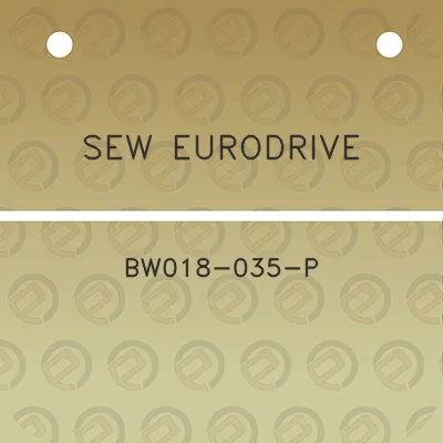 sew-eurodrive-bw018-035-p