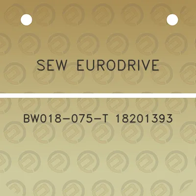 sew-eurodrive-bw018-075-t-18201393