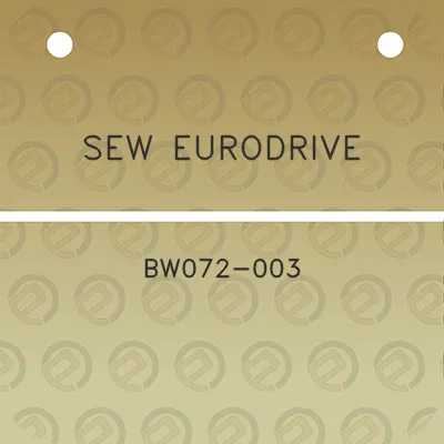 sew-eurodrive-bw072-003