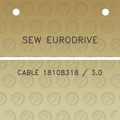 sew-eurodrive-cable-18108318-30