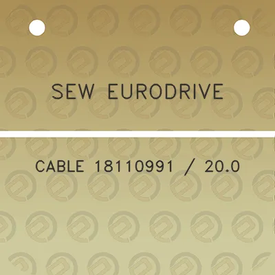 sew-eurodrive-cable-18110991-200