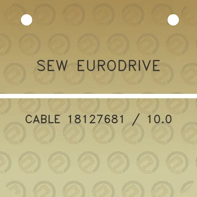 sew-eurodrive-cable-18127681-100