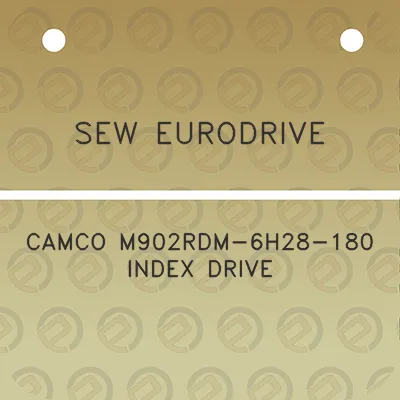 sew-eurodrive-camco-m902rdm-6h28-180-index-drive