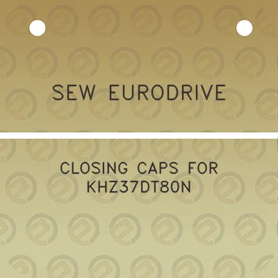 sew-eurodrive-closing-caps-for-khz37dt80n