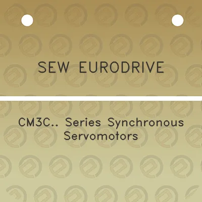 sew-eurodrive-cm3c-series-synchronous-servomotors