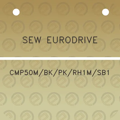 sew-eurodrive-cmp50mbkpkrh1msb1